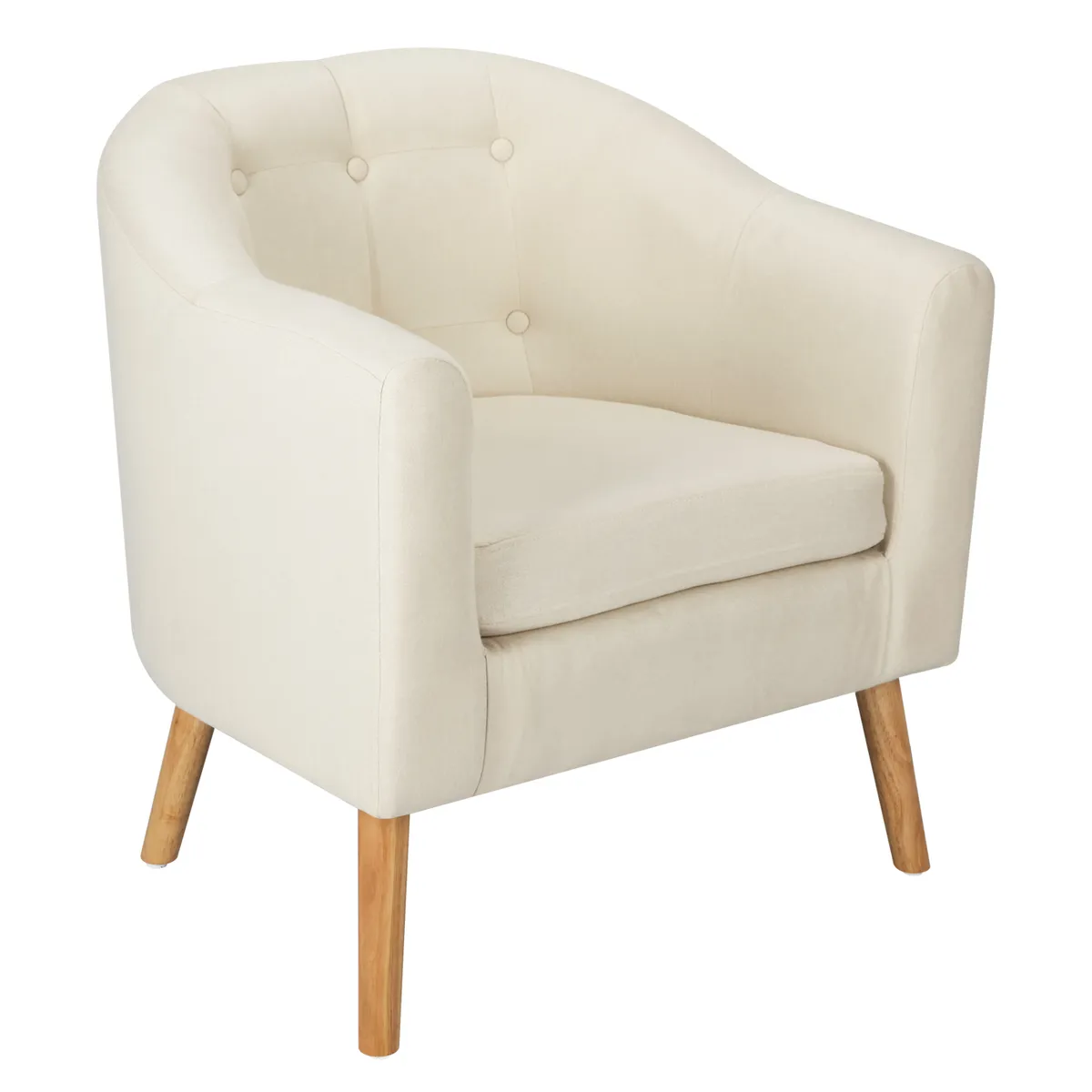 ELEMENT DESIGN - Poltrona 70x60x77CM para Dormitorio Apartamento Oficina Beige