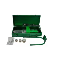 GENERICO - Termofusora Ppr 800w Con Accesorios Y Maletín Verde