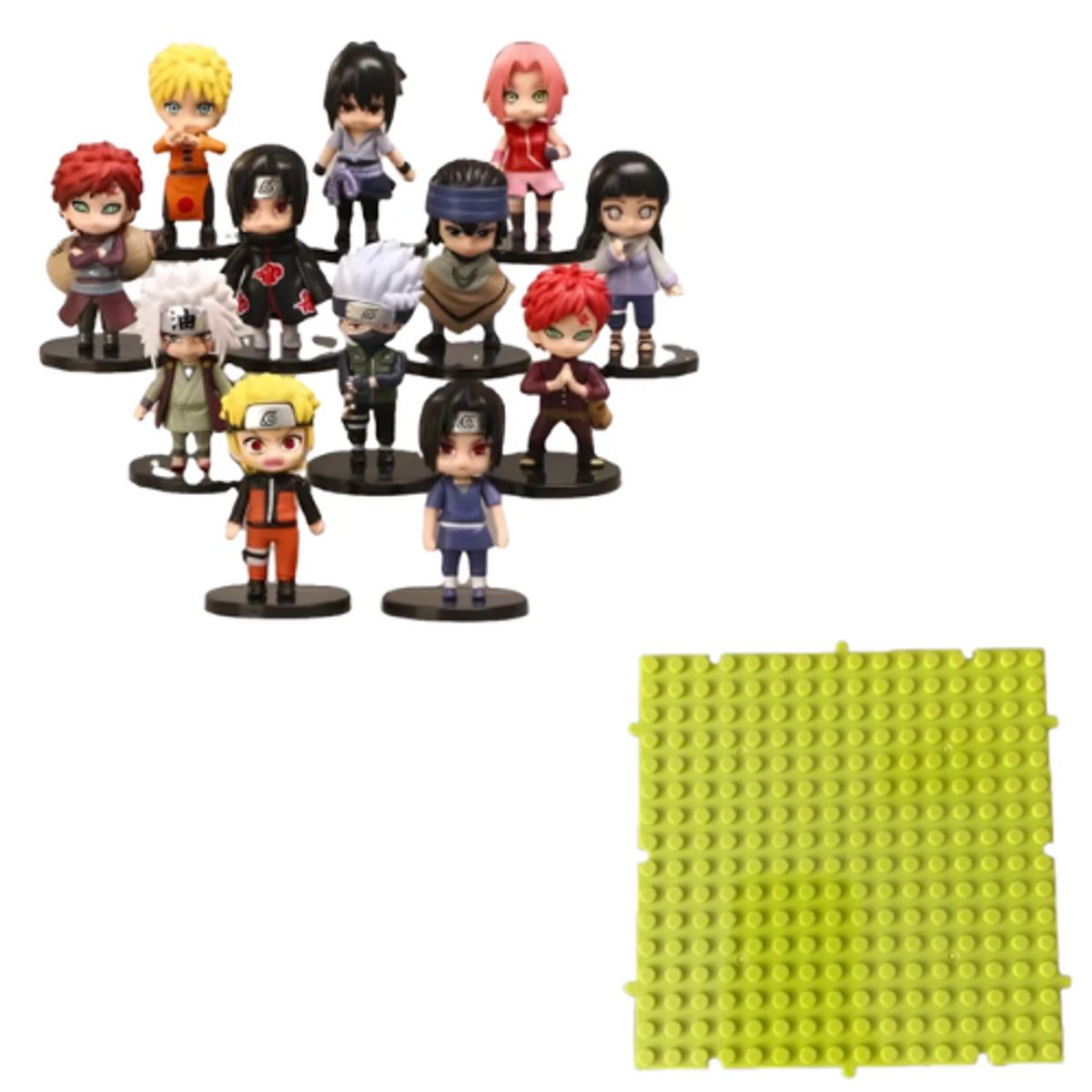 GENERICO - 12 Figuras Naruto Sasuke + Regalo