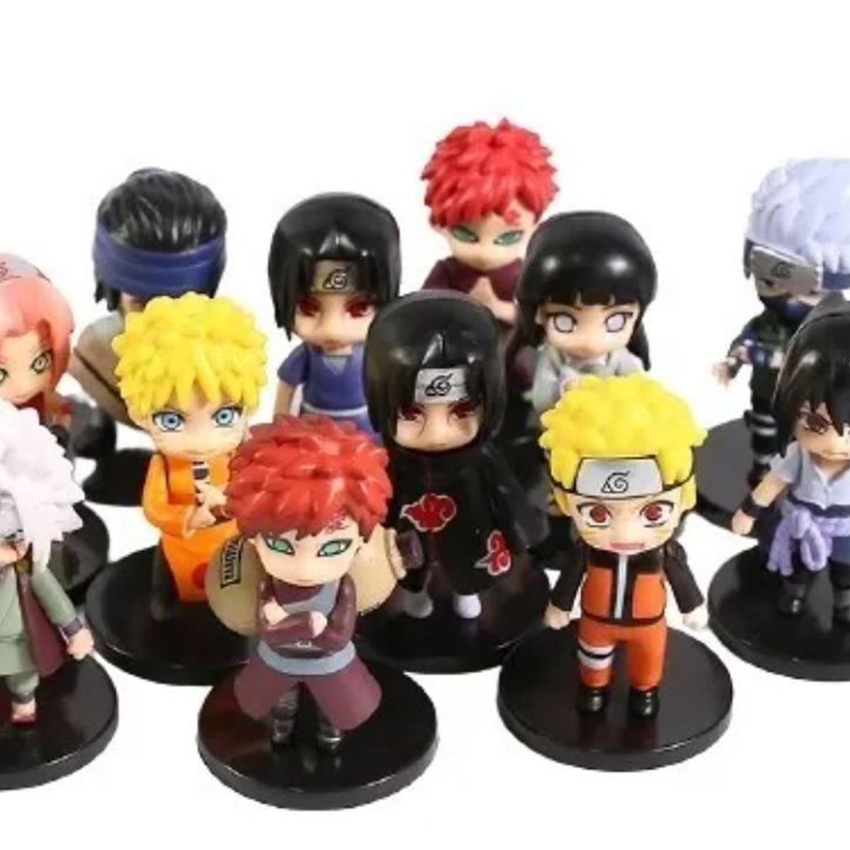 GENERICO - 12 Figuras Naruto Sasuke + Regalo