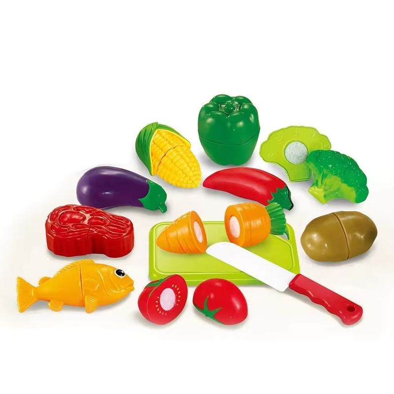 SPACEZAT - Set de Verduras con Canasto 16 piezas