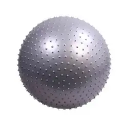 AK SPORT - Pelota Balón Pilates Yoga Masaje Erizo 75cm Gris
