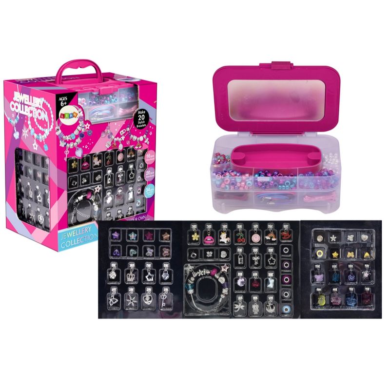 SPACEZAT - Set de Mostacillas para Pulseras y Colgantes Niñas