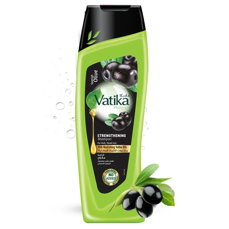 VATIKA NATURALS - Shampoo Vatika Fortalecimiento Black Olive 400 ml