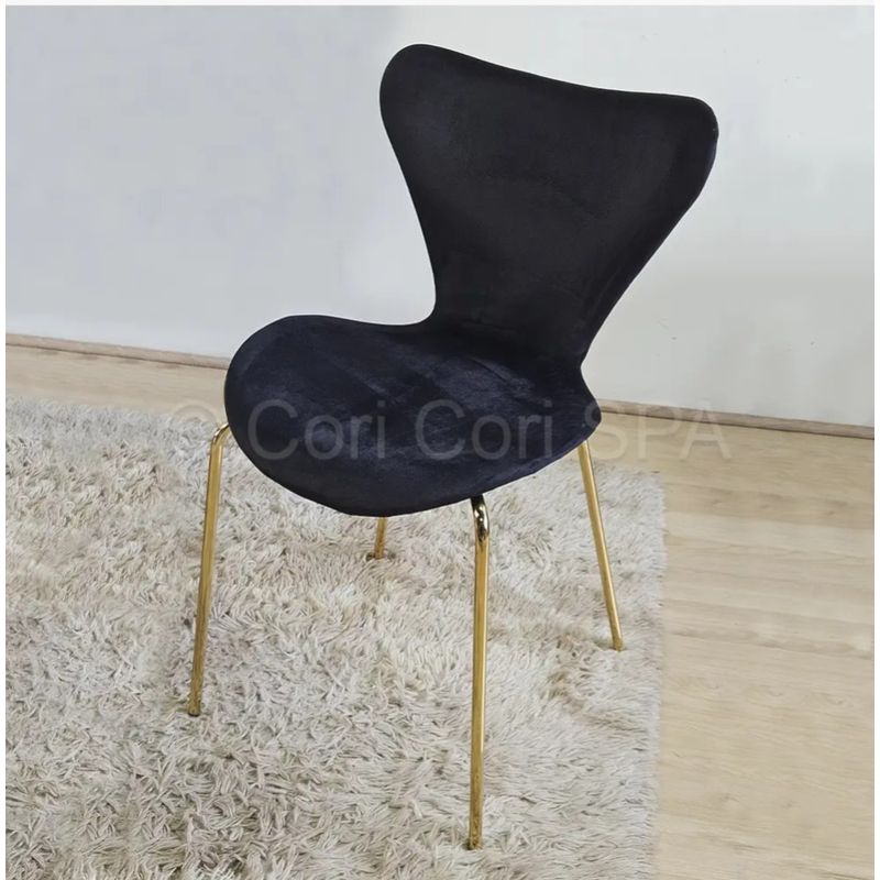 CORI CORI - Silla Corazón Gold Negro