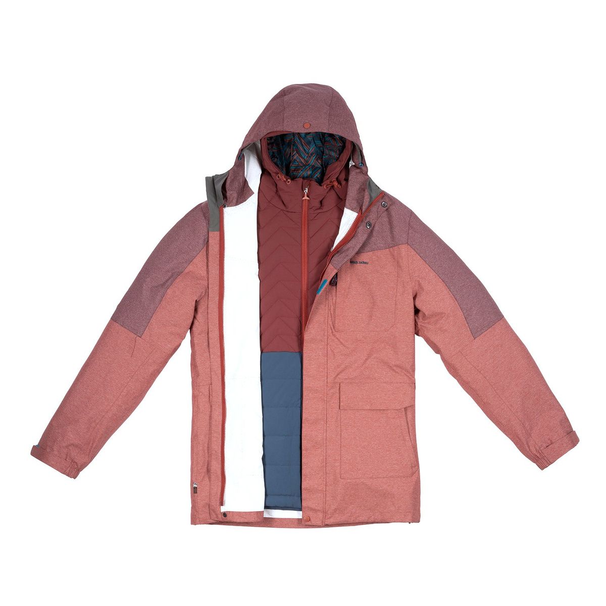 HAKA HONU - Chaqueta Hombre Perro Guapo Rojo Haka Honu