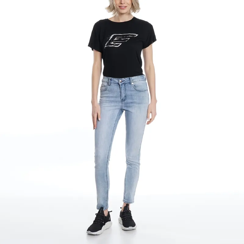 ELLUS - Ellus Jeans Lilly Leggings Cropped Full Lavado Vintage
