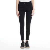 Jeans Mujer Kylie Negro Tiro Ultra Alto