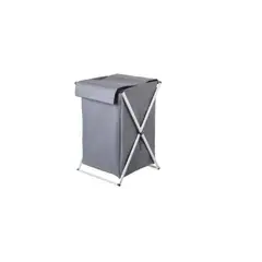 GENERICO - Canasto Ropa Sucia Plegable Gris