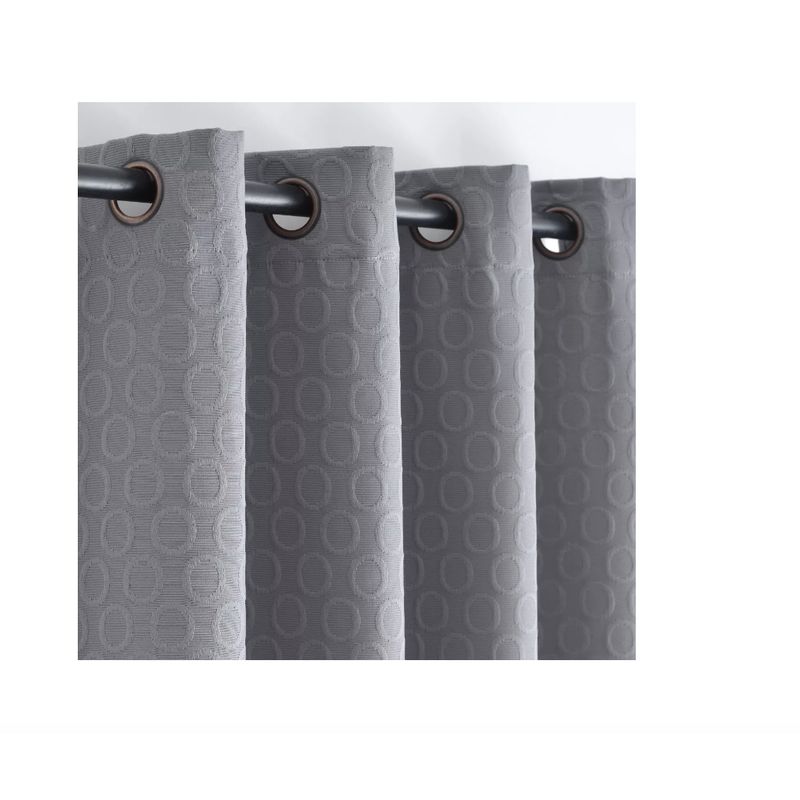 GENERICO - Cortinas Hogar Telas Brocato 2 Panos 140x220 Cm