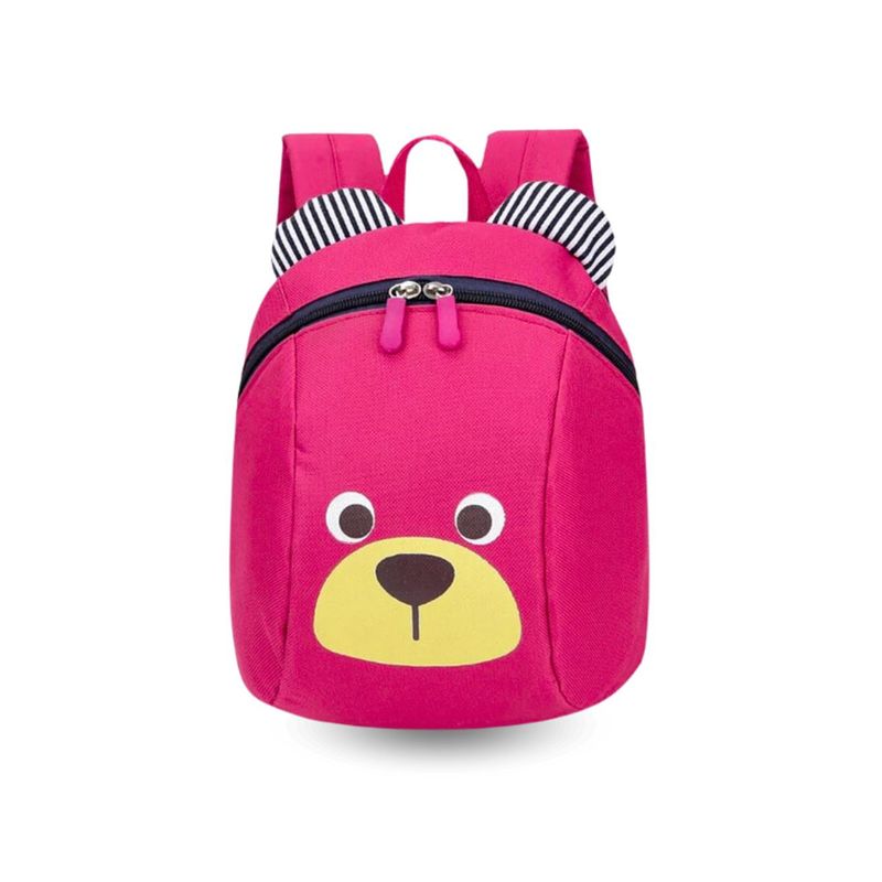 SANTU HOME & DECO - Mochila con Arnés Seguridad Anti Perdida Niños Fucsia