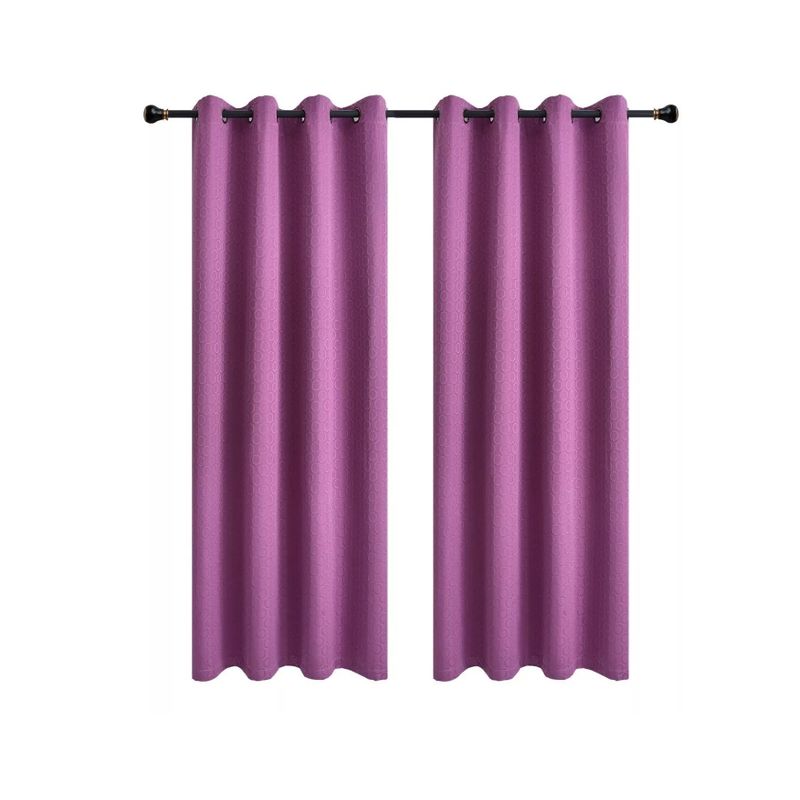 GENERICO - Cortinas Hogar Telas Brocato 2 Panos 140x220 Cm