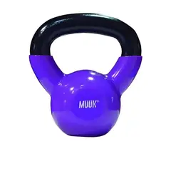 MUUK - Pesa Rusa 4 KG morado de fierro cubierta PVC