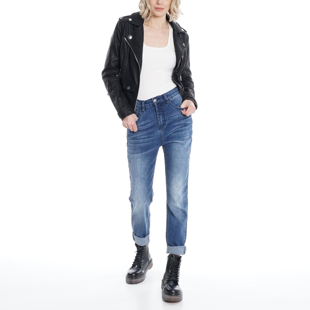 ELLUS - CHAQUETA ELLUS MUJER MODELO BIKER  IFP90785