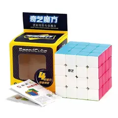 SPACEZAT - Cubo Rubik Qiyi Qiyuan S Stickerless Speed 4x4 Lubricado