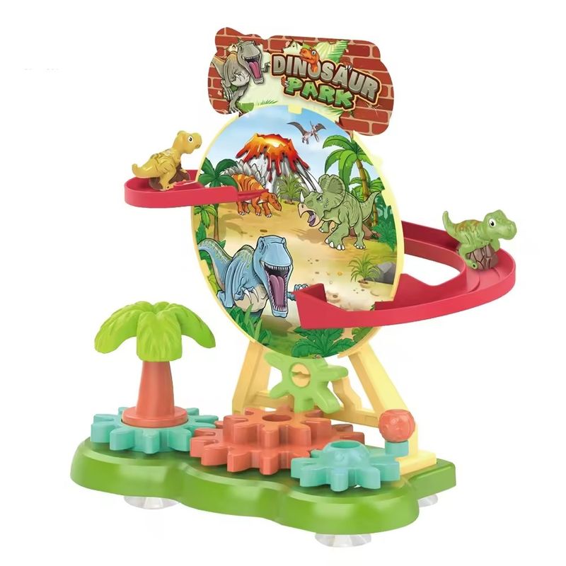 SPACEZAT - Pista Deslizamiento Rueda Engranajes Dinosaurios