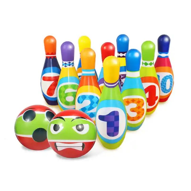 SPACEZAT - Juego de Bowling Palitroques Infantil 12 piezas