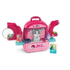 SPACEZAT - Maleta 3 en 1 Cuidados Mascota Gato Pets Hospital