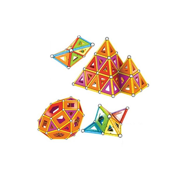SPACEZAT - Bloques Magneticos Piramide de Construcción 119 Piezas