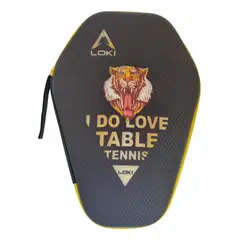 LOKI - Estuche Funda Dura Premium Paleta Ping Pong Tenis De Mesa