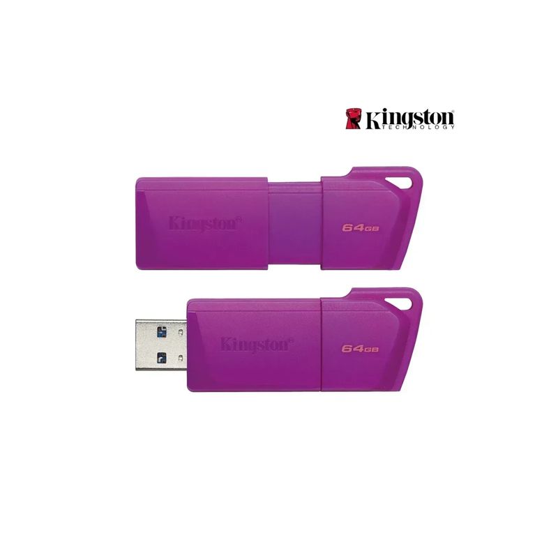 KINGSTON - Pendrive Kingston DataTraveler Exodia M 64GB USB 3.2 Morado KINGSTON