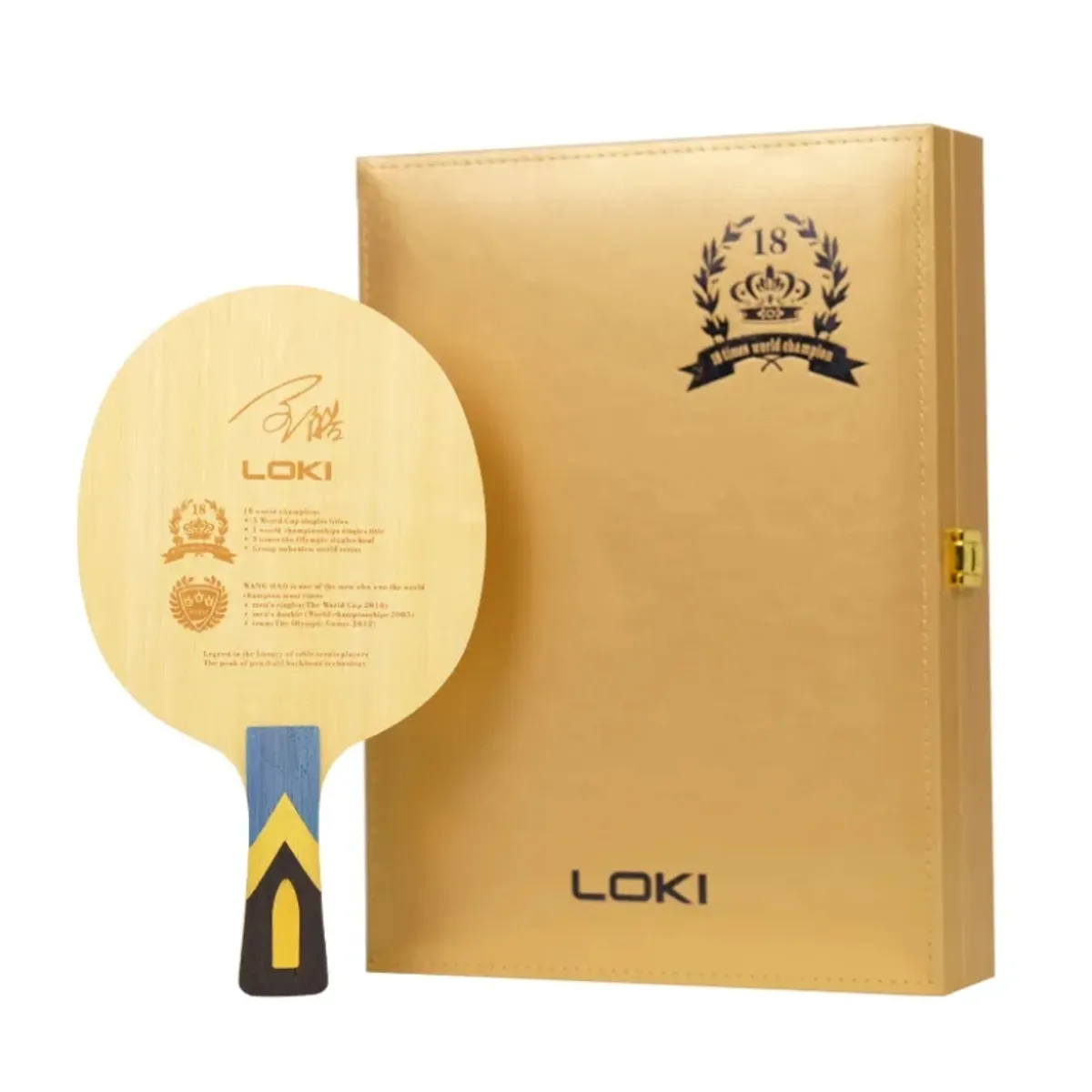 LOKI - Madero Paleta Profesional Tenis De Mesa Wanghao Honor