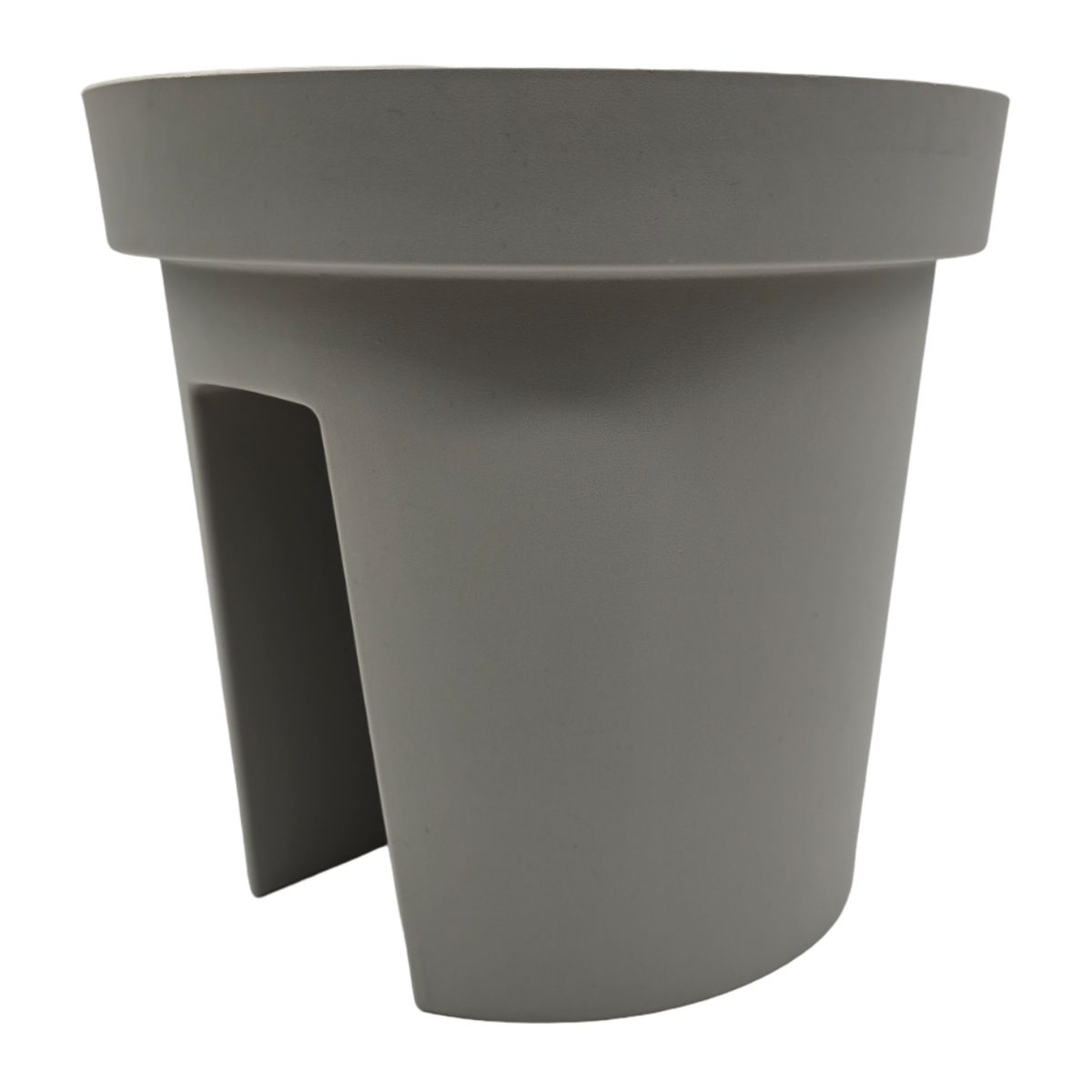 GENERICO - Macetero Colgante Para Balcon Terraza Plastico Maceta Jardin - Gris