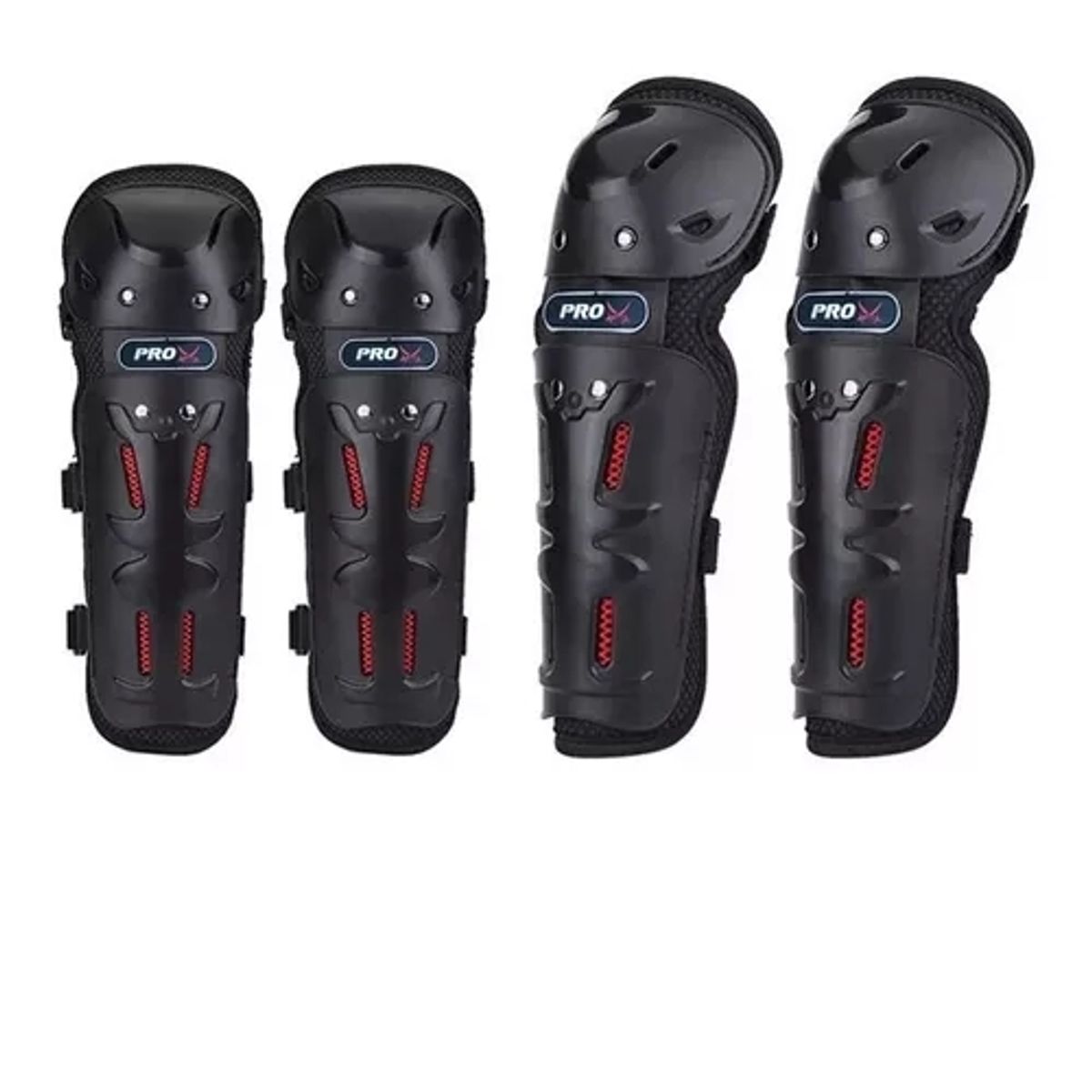 GENERICO - Protecciones Rodilleras Y Coderas Mottoracing Moto  Bici