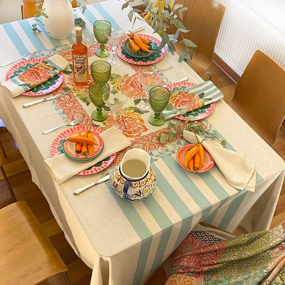 TUYO PRINT - Mantel Luisa - 180 x 350 cm - Tuyo Print