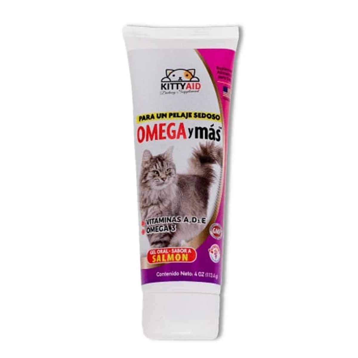 AGROVET - Kitty Aid Gato Omega Y Mas Sabor salmón Con Vitaminas Ade