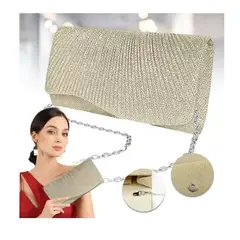 GENERICO - Bolso De Mano De Fiesta De Lentejuelas Mujer Cartera Clutch