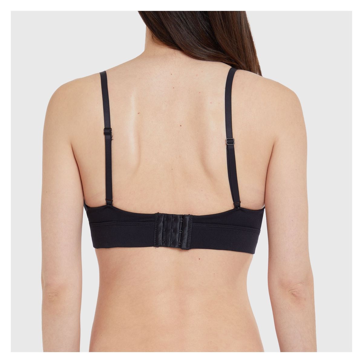 FASHION'S PARK - Sostén Peto Comfort Detalle Elástico Negro Fashion's Park