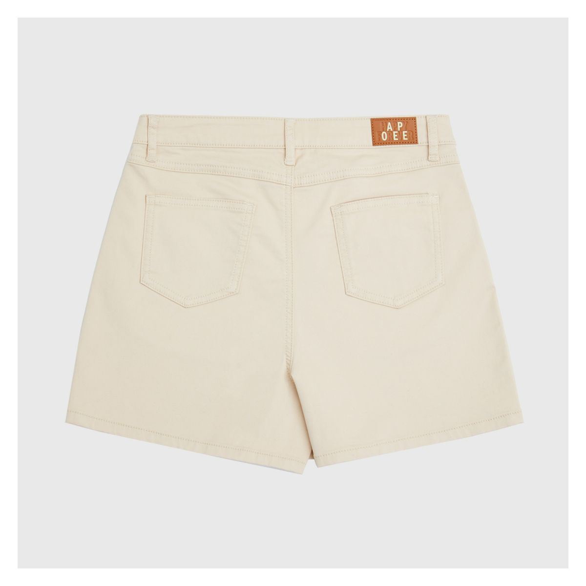 FASHION'S PARK - Falda Short Gabardina Beige