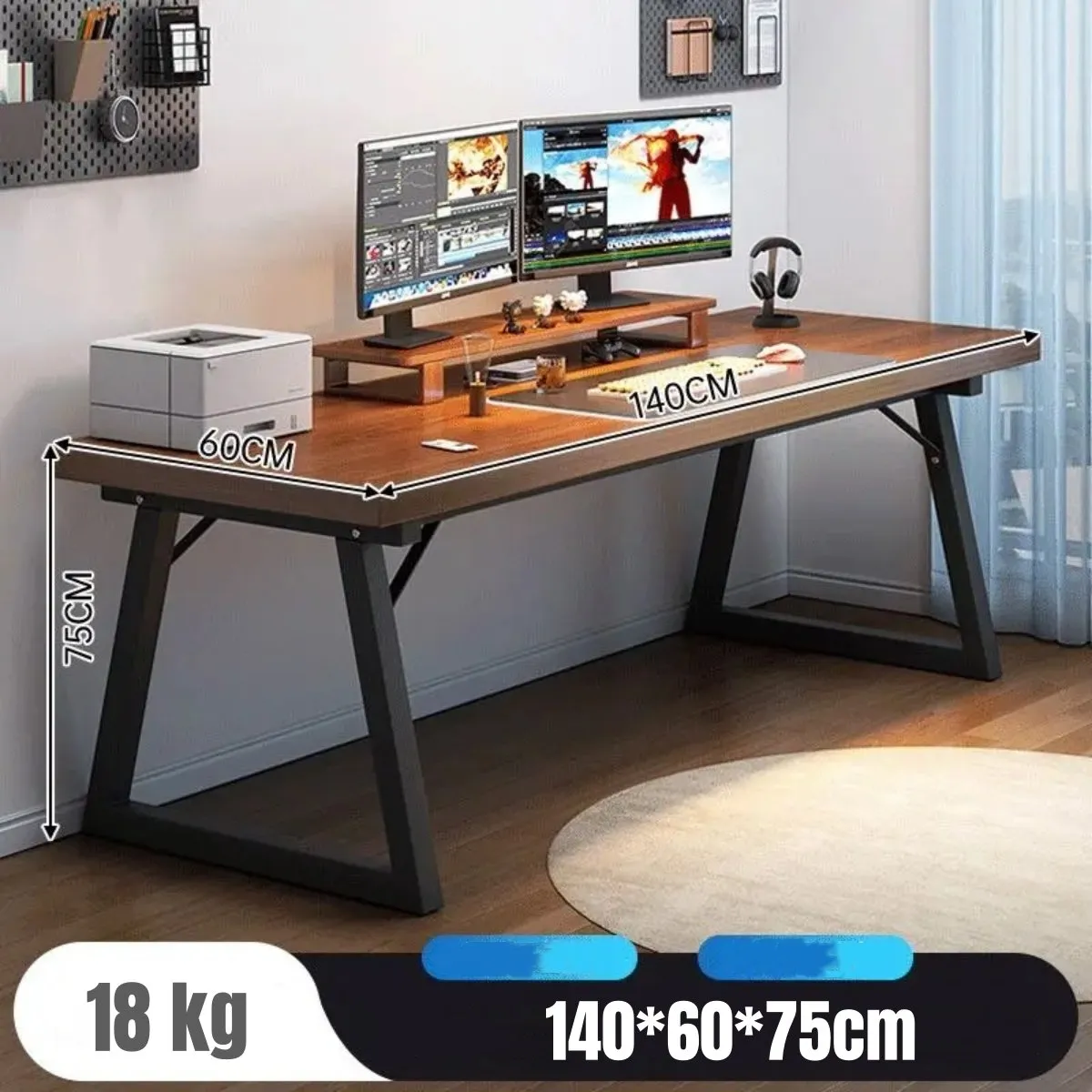 LUBABYCAS - Escritorio Mesa 140*60*75cm By LuBabycas