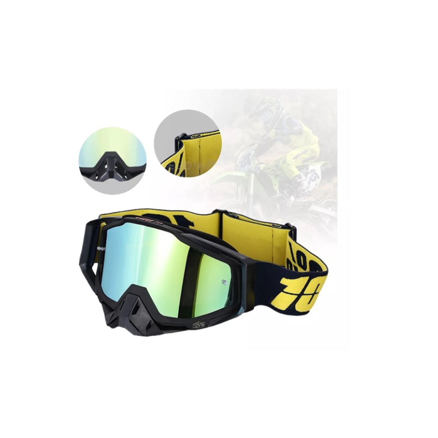 GENERICO Antiparras Fox Air Scott Prospect Motocross Enduro