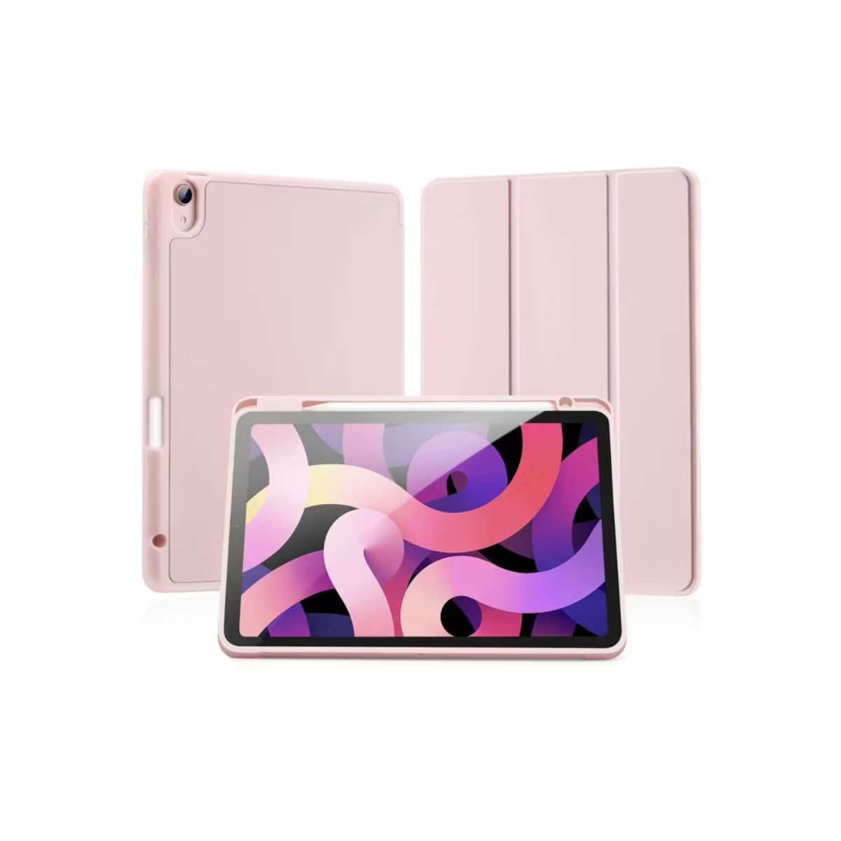 GENERICO - Funda para iPad 10,2 Rosada