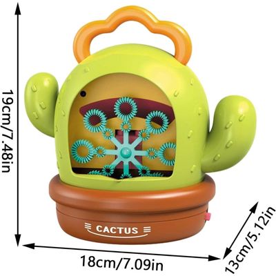 Imagen 2 del producto Máquina Cactus Musical Lanza Burbujas con Luces