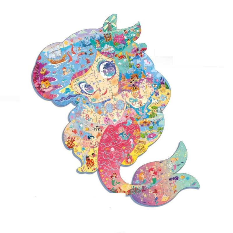 SPACEZAT - Puzzle Sirenas con Forma 128 piezas