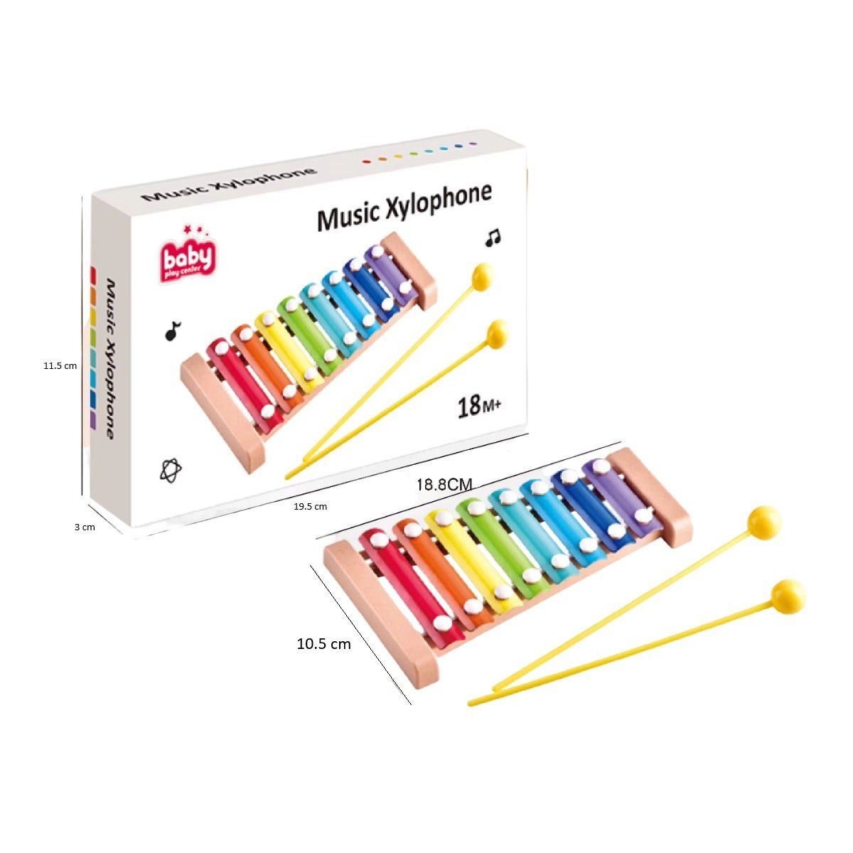 SPACEZAT - Xilófono Juguete Educativo Didáctico