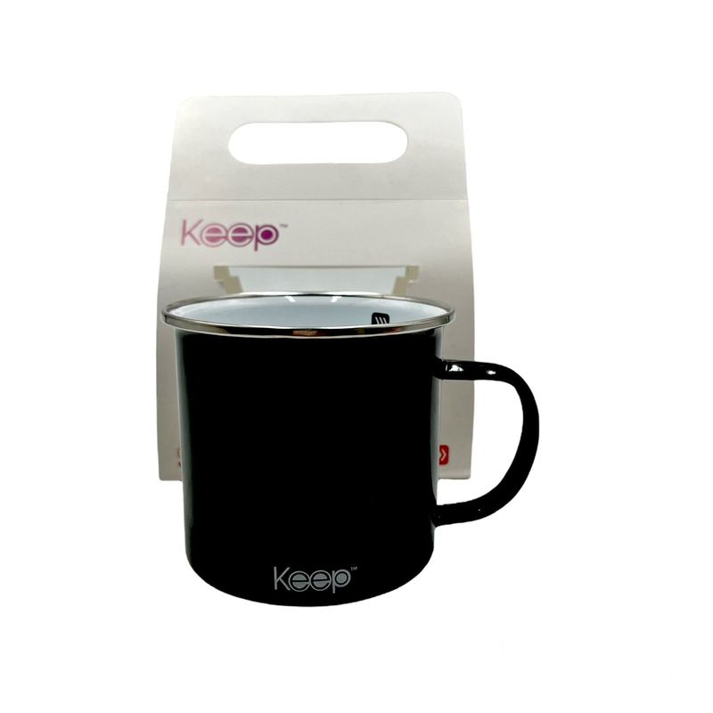 KEEP - Mug Metalico 16oz Keep Negro KEEP