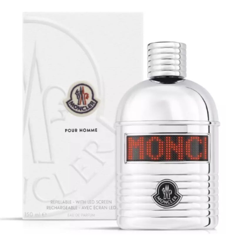GENERICO - Moncler Pour Homme EDP 150 ML  (Pantalla Led Incluida)  Moncler