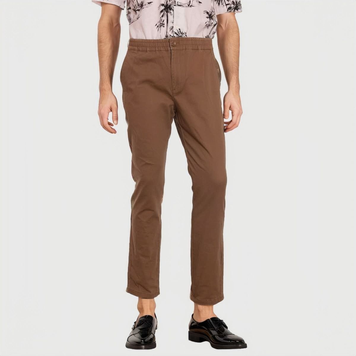 FASHION'S PARK - Pantalón Con Cordón Camel Fashion's Park