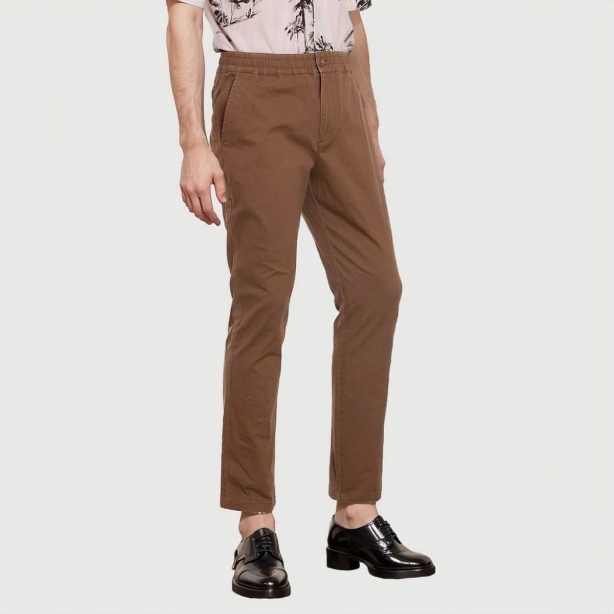 FASHION'S PARK - Pantalón Con Cordón Camel Fashion's Park