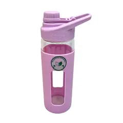 KEEP - Botella Vidrio Lila 470ml