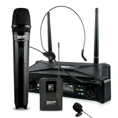 SKP - Microfono Inalambrico Profesional UHF 400D