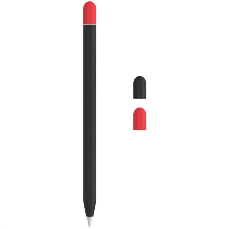 GENERICO - Funda Silicona Para Apple Pencil 1 era Generación / Negro