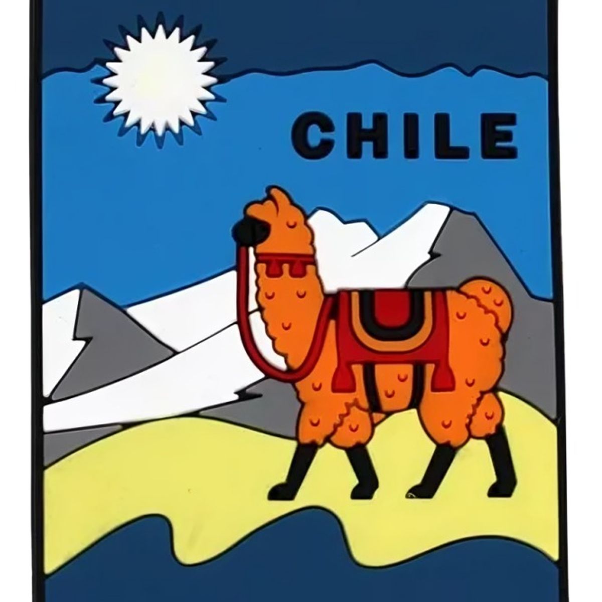 OEM - Pack 4 Goma Iman decorativo diseño Llama