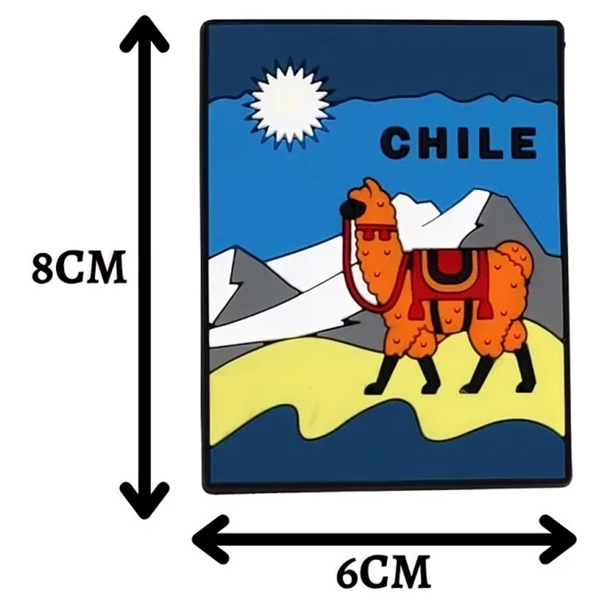 OEM - Pack 4 Goma Iman decorativo diseño Llama