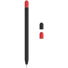 GENERICO - Funda Silicona Para Apple Pencil 2da Generación Negro