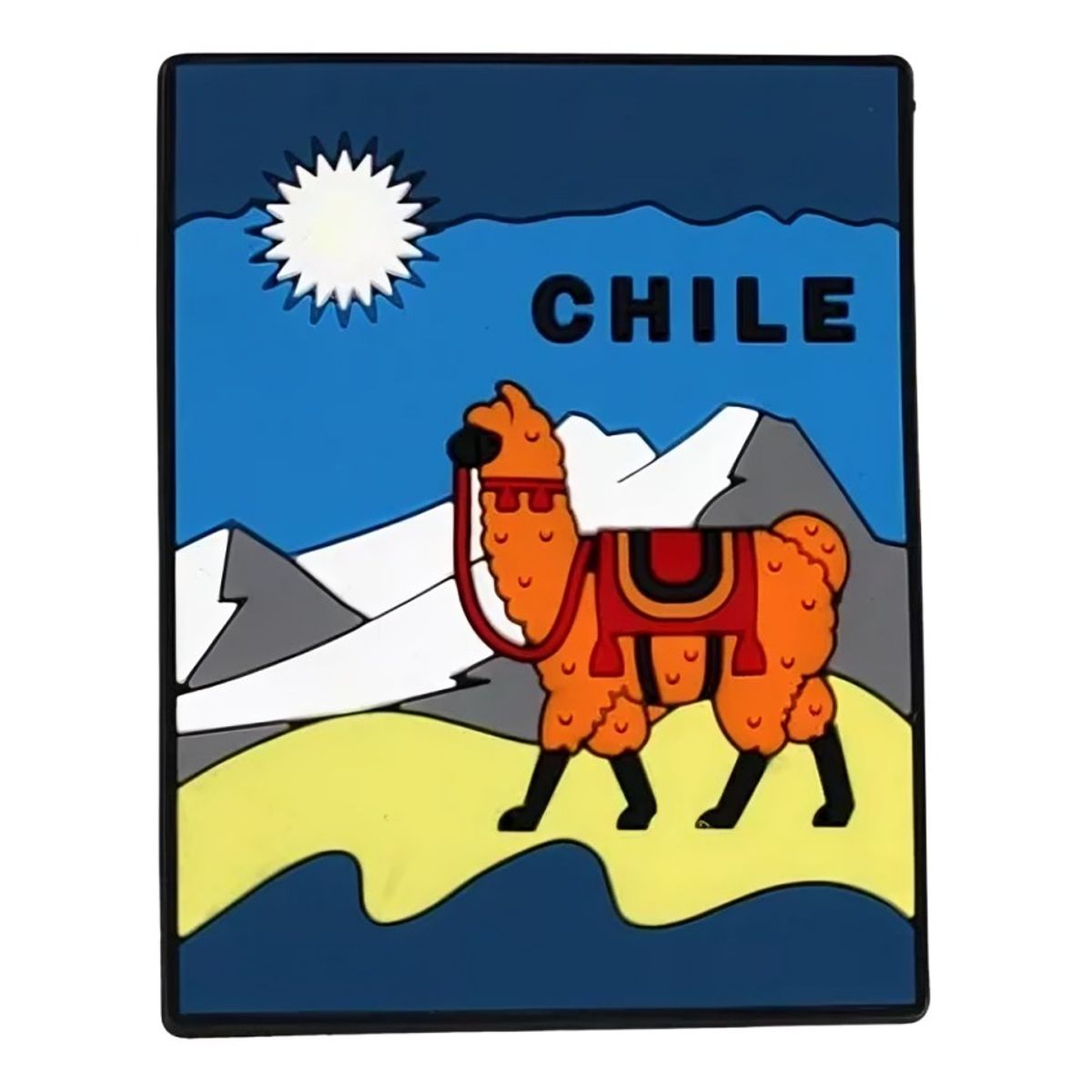 OEM - Pack 4 Goma Iman decorativo diseño Llama